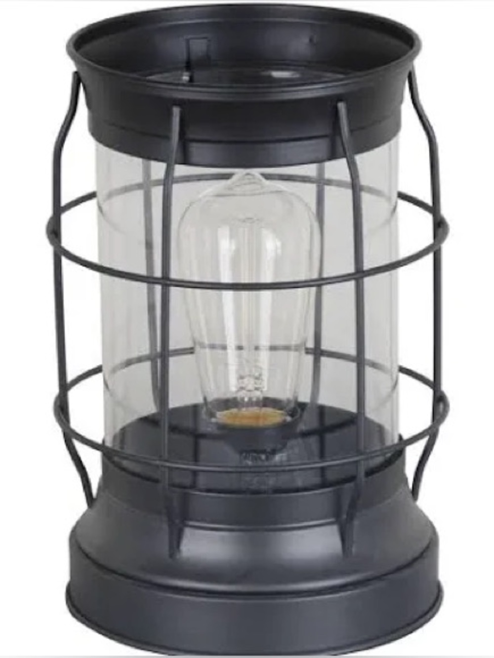 Perfect Lamp
NWT BHG Modern Bronze Metal & Glass Edison Lantern
